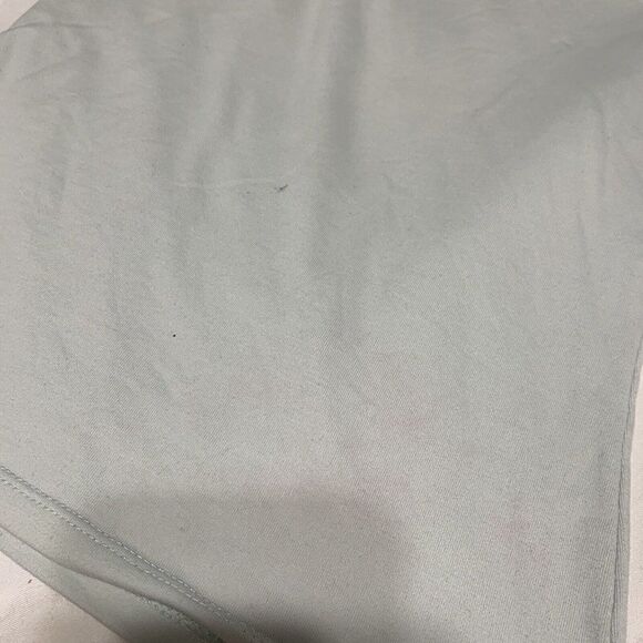 zara womens solid light blue Round Neck Fitted tank top cami small - Picture 5 of 5